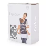 Cangaroo Explorer 2 pozíciós hordozó fekete