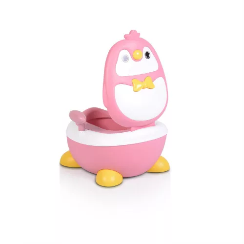 Moni RIKO bili pingvin karfával, talpakkal, kivehető tartály PINK