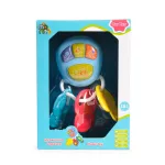 Moni Toys Műanyagjáték zenélő kocsikulcs kék
