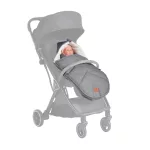 Moni Cangaroo Luxe babakocsi lábzsák 42x80cm hordozós szürke