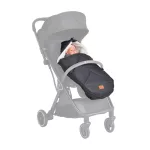 Moni Cangaroo Luxe babakocsi lábzsák 42x80 cm hordozós fekete