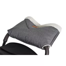 Moni LUXE kézmelegítő babakocsira, muff SZÜRKE