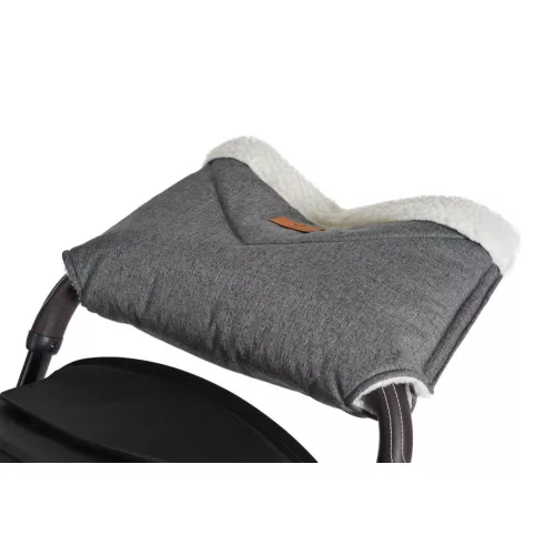 Moni LUXE kézmelegítő babakocsira, muff SZÜRKE
