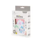 Olive szilikon rágóka fogzáshoz rózsa