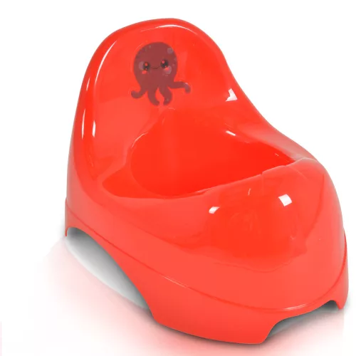Moni JELLYFISH bébi egyszerű bili POLIPOS PIROS