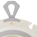 TERRA összecsukható kád digitális hőmérővel SZÜRKE