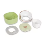 Moni RUM BABA 2in1 bili átalakítható wc szűkítő+fellépő, szilikon ülés ZÖLD
