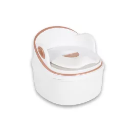   Moni RUM BABA 2in1 bili átalakítható wc szűkítő+fellépő, szilikon ülés FEHÉR