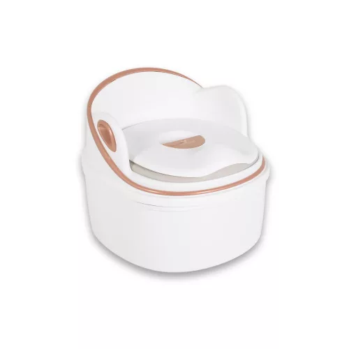 Moni RUM BABA 2in1 bili átalakítható wc szűkítő+fellépő, szilikon ülés FEHÉR