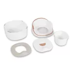 Moni RUM BABA 2in1 bili átalakítható wc szűkítő+fellépő, szilikon ülés FEHÉR