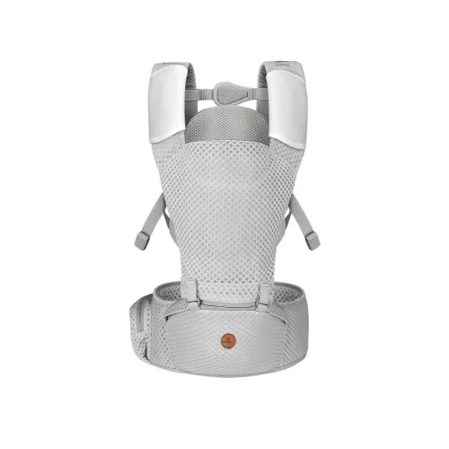 MISTRAL bébi hordozó 3 poziciós, ergonomikus, hálós VSZÜRKE