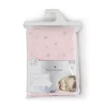 Moni Nook 3 részes bébi ágynemű huzat garnitúra PINK CSILLAG