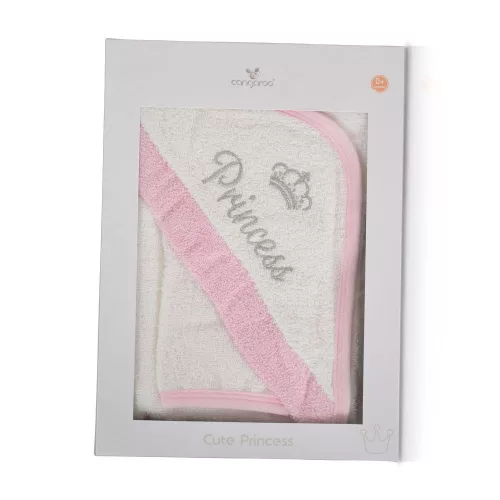 Moni Princess törölköző 75*75cm frottier PINK/rózsa