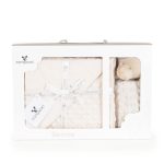 BENNIE takaró szundikendővel 75x100cm BÉZS