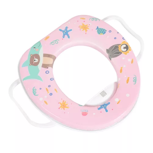 Moni WIGGLE wc szűkítő kapaszkodóval mintás PINK