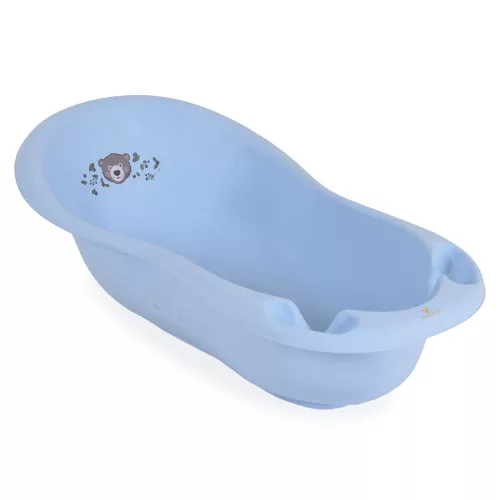 FOREST BEAR babakád, piskóta alak 100 cm PASZTEL KÉK