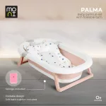 PALMA összecsukható kád fürdetőpárnával SZÜRKE