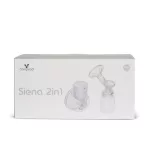 SIENA elektromos és kéz nélküli mellszívó 2in1, tölthető, 210ml