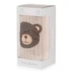 Moni TAKARÓ Honey Bear macifejjel 90x75cm BÉZS