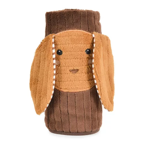 Moni TAKARÓ Coco Puppy nyuszi fülekkel 90x75cm BARNA