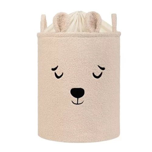 Moni NORI prémium játéktároló kosár XL méret 35x45cm BÉZS