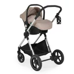 ALINA 2IN1 babakocsi SZETT átalakítható babakocsi+autós hordozó BÉZS/SEED PEARL