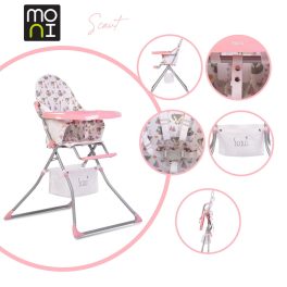 MONI Scaut etetőszék pink