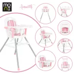 MONI Amaretti 3in1 szétszedhető etetőszék pink