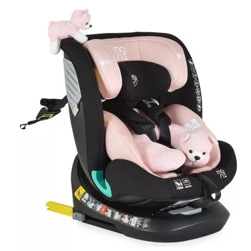 Moni SERENGETI I-SIZE autós ülés 40-150cm 360fokban forgatható PINK