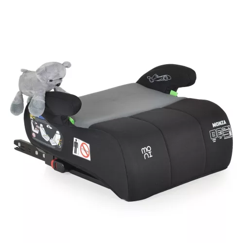 Moni MONZA ülésmagasító isofix I-SIZE 125-150cm SZÜRKE