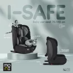 Moni ISAFE autósülés ISIZE és ISOFIX ülésemelővé alakítható 76-150cm ZÖLD