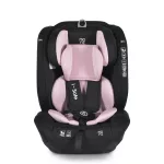 Moni ISAFE autósülés ISIZE és ISOFIX ülésemelővé alakítható 76-150cm PINK