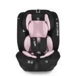 Moni ISAFE autósülés ISIZE és ISOFIX ülésemelővé alakítható 76-150cm PINK