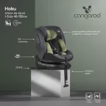 Moni HOKU autós ülés támasztó lábbal SZÜRKE