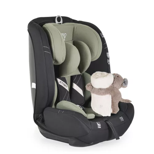 Moni START autósülés 76-150cm I-SIZE, ajándék takaróval ZÖLD