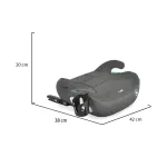 Moni I-JET ülésmagasító isofix 125-150cm i-size SZÜRKE