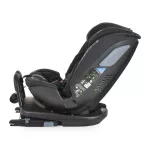 Moni GRAVITY I-size autós ülés 40-150cm, SPS, forgatható talp, pamut huzat FEKETE