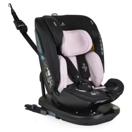   Moni GRAVITY I-size autós ülés 40-150cm, SPS, forgatható talp, pamut huzat PINK