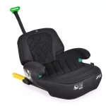 Moni JAX autós ülésmagasító háttámlával 125-150cm rögzítő hevederrel, ISOFIX FEKETE
