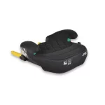 Moni JAX autós ülésmagasító háttámlával 125-150cm rögzítő hevederrel, ISOFIX FEKETE