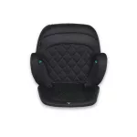 Moni JAX autós ülésmagasító háttámlával 125-150cm rögzítő hevederrel, ISOFIX FEKETE