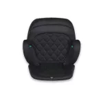 Moni JAX autós ülésmagasító háttámlával 125-150cm rögzítő hevederrel, ISOFIX FEKETE