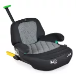 Moni JAX autós ülésmagasító háttámlával 125-150cm rögzítő hevederrel, ISOFIX SZÜRKE