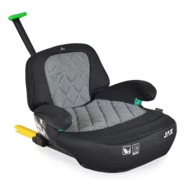   Moni JAX autós ülésmagasító háttámlával 125-150cm rögzítő hevederrel, ISOFIX SZÜRKE