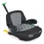 Moni JAX autós ülésmagasító háttámlával 125-150cm rögzítő hevederrel, ISOFIX SZÜRKE