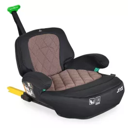   Moni JAX autós ülésmagasító háttámlával 125-150cm rögzítő hevederrel, ISOFIX PINK