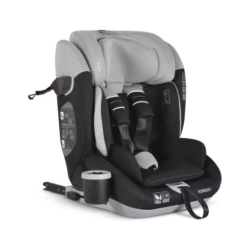 Moni FORCE autós ülés I-SIZE, 76-150cm, ISOFIX, pohártartóval, SPS, SZÜRKE