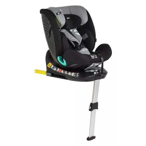 Moni i-PROTECT autós ülés 40-150cm támasztólábbal 360 forgatható STEEL/SZÜRKE