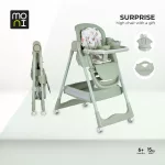 SURPRISE etetőszék szilikon tányérral, előkével VKÉK