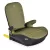 Moni GALAXY ülésmagasító háttámlával 125-150cm, ISOFIX ZÖLD